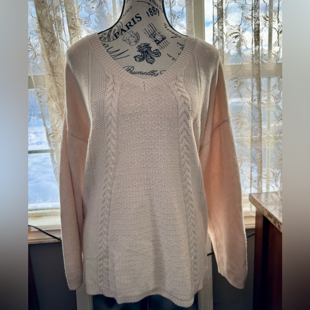 Angora knit, super soft sweater.